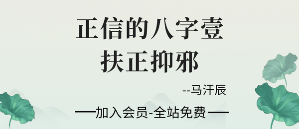 马汗辰:《正信的八字壹・扶正抑邪》-268页pdf