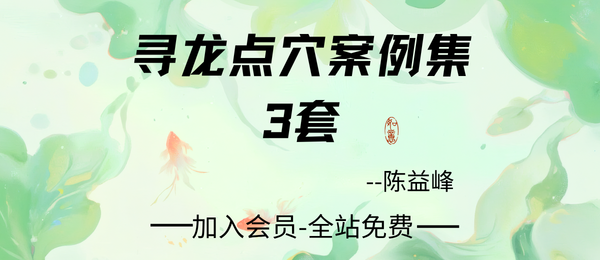 陈益峰:寻龙点穴案例集3套pdf