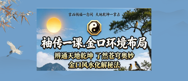 袖传一课《金口环境布局》177页pdf