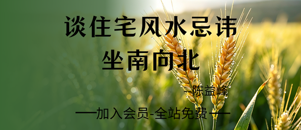 陈益峰：《谈住宅风水忌讳坐南向北》3页pdf