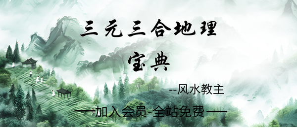 风水教主:《三元三合地理宝典》古法三合详解&六派合一罗盘实战秘笈579页pdf