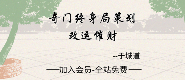 于成道:奇门终身局策划改运催财视频1集