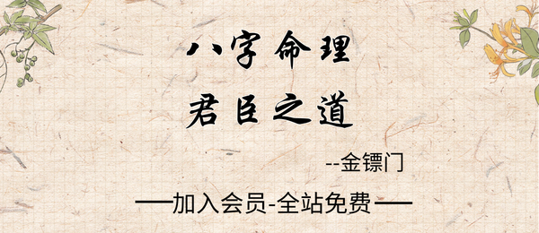 金镖门:《八字命理·君臣之道》528页pdf