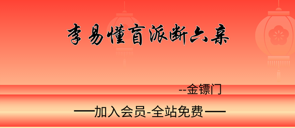 金镖门:李易懂《盲派断六亲》15集