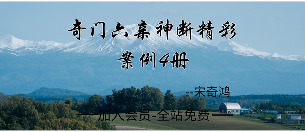 宋奇鸿:奇门六亲神断精彩案例4册pdf