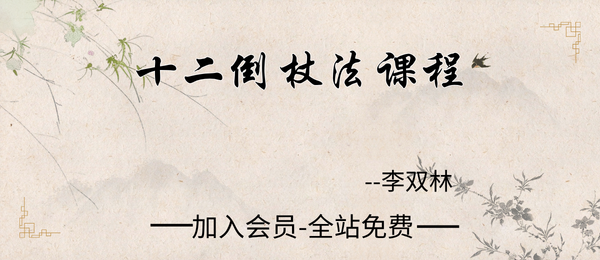 李双林:十二倒杖法课程12集