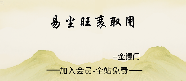 金镖门:易尘旺衰取用课14集