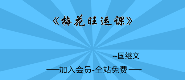 国继文:梅花旺运课25集