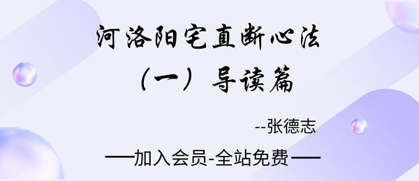 张德志:河洛阳宅直断心法（一）导读篇-远方有我10节音频+172页pdf