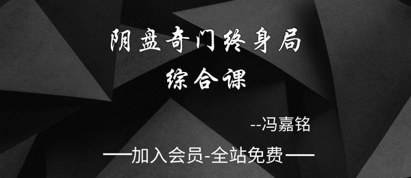 冯嘉铭:《阴盘奇门终身局》综合课29集