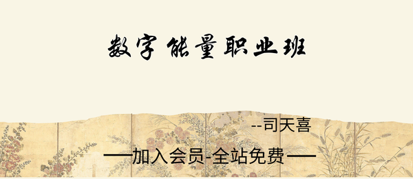 司天喜:数字能量职业班39集