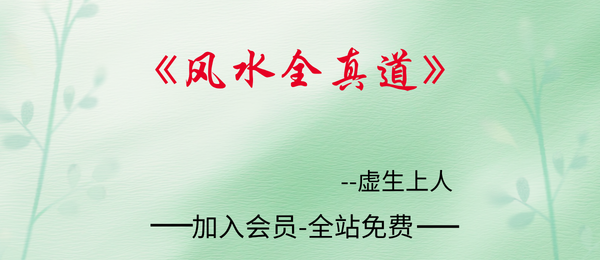 虚生上人:《风水全真道》369页pdf