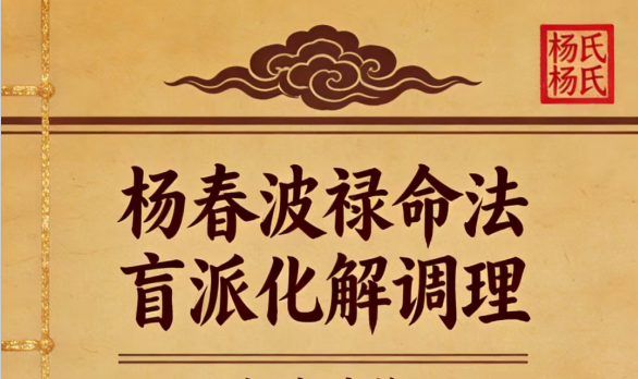 杨春波:《禄命法盲派八字化解调理》372页pdf