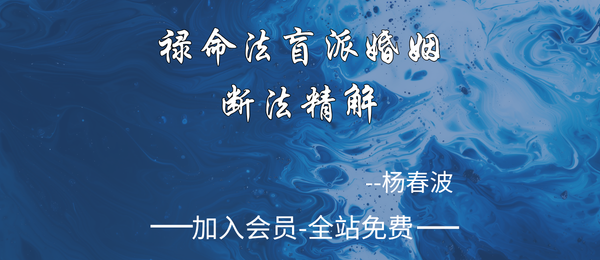 杨春波:《禄命法盲派婚姻断法精解》227页pdf