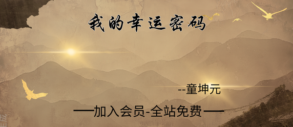童坤元:我的幸运密码4集视频