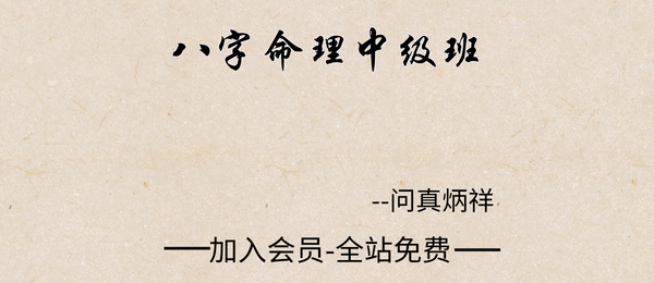 问真炳祥:2021八字中级班16集视频