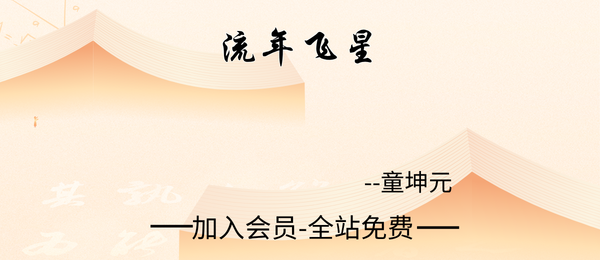 童坤元:流年飞星10集视频