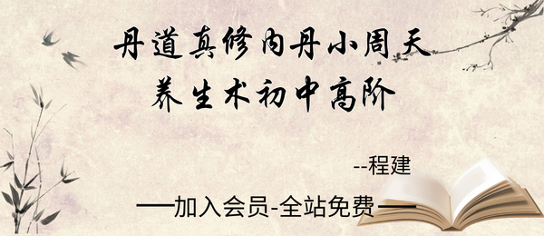 程建:丹道真修小周天养生术-初中高阶46集视频