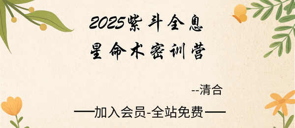 清合:2025紫斗全息星命术密训营3集视频