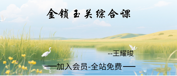 王耀晙:金锁玉关综合课27集视频