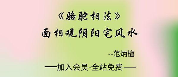 范炳檀:《骆驼相法-面相观阴阳宅风水》216页pdf