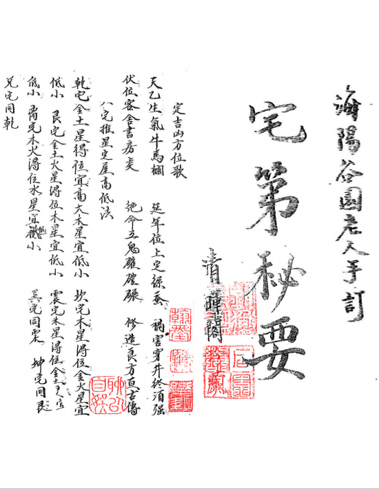 海阳谷园老人手订《宅第秘要》83页pdf