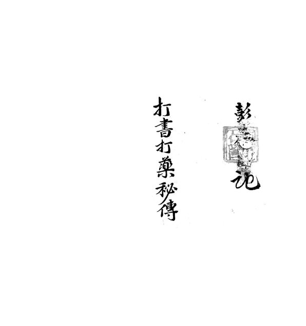 《打书打药秘传》35页pdf
