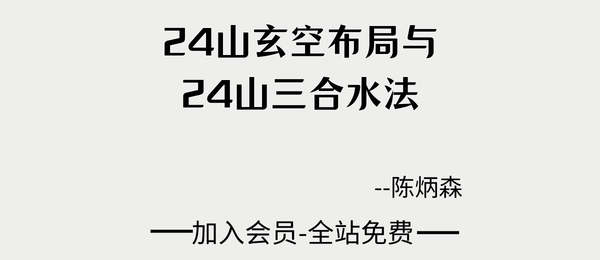 陈炳森:24山玄空布局与24山三合水法41集视频