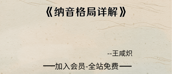 王咸炽:《纳音格局详解》406页pdf