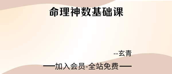 玄青:命理神数基础课11集视频