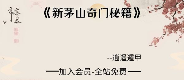 逍遥学院逍遥遁甲:《新茅山奇门秘籍》299页pdf