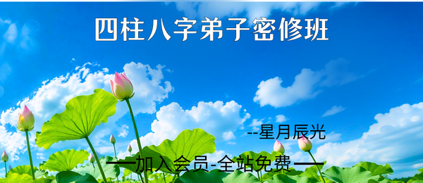 星月辰光:四柱八字弟子密修班52集视频