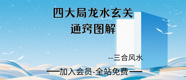 三合风水:《四大局龙水玄关通窍图解》102页pdf