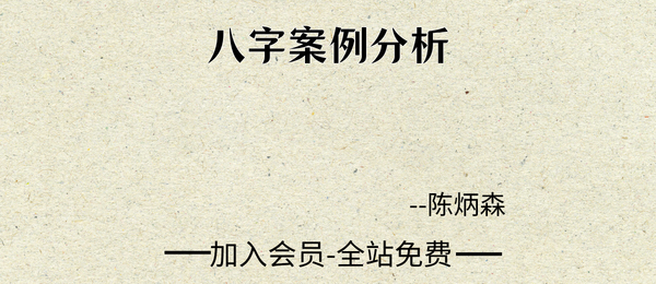 陈炳森:八字案例分析60集视频