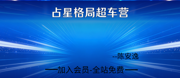 陈安逸:占星格局超车营25集视频