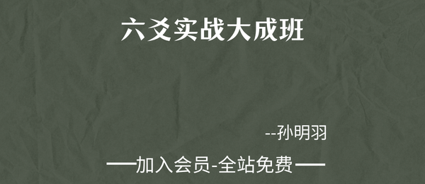 孙明羽:六爻实战大成班59集视频