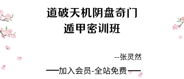 张灵然:道破天机阴盘奇门遁甲密训班42集视频